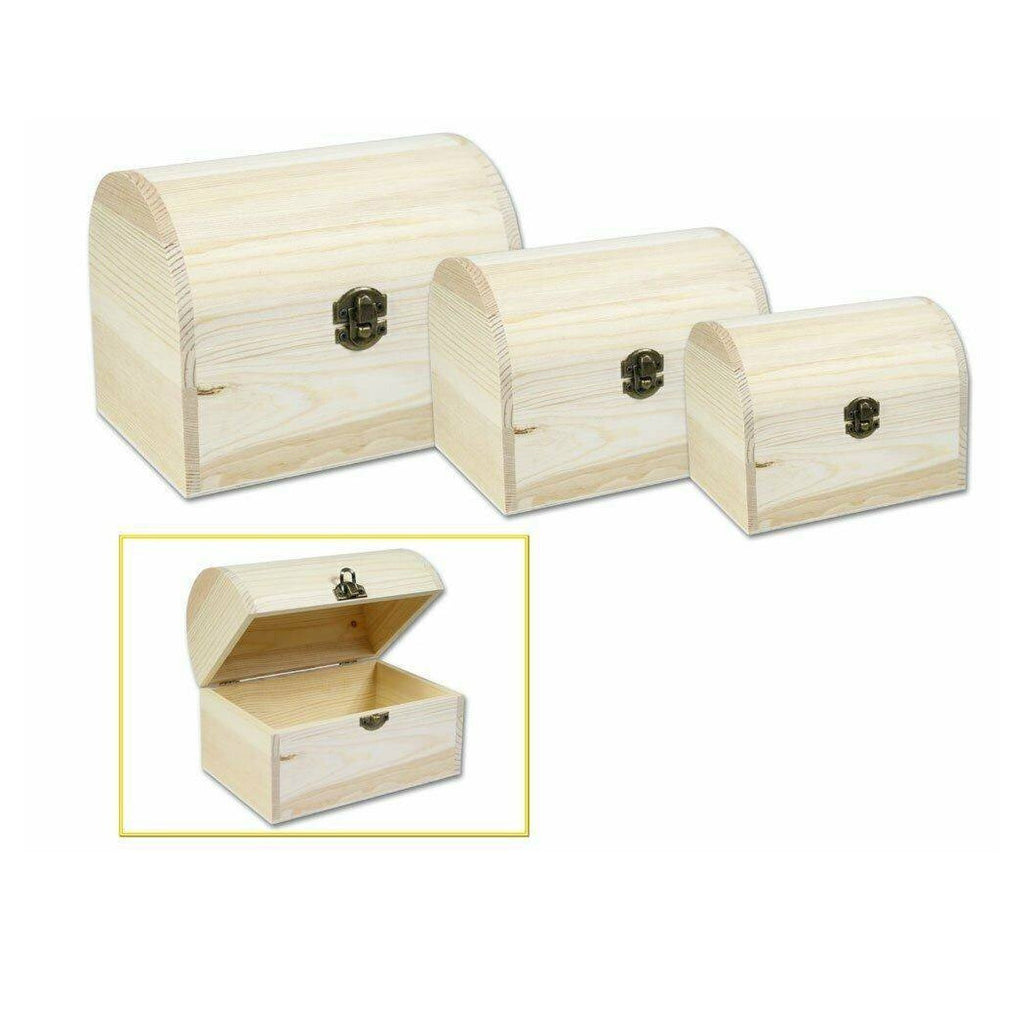 Set 3 cajas de madera Caja decoupage Caja de joyería matryoska caja de caja