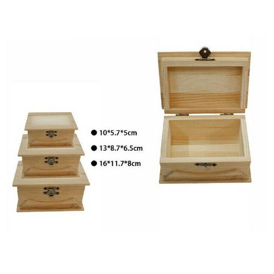 Set 3 cajas de madera Decoupage TRIS MATRIOSKA CAJA CAJA LY-3038