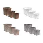 Set 3 cestas organizador baño baño impermeable baño de baño maquillaje