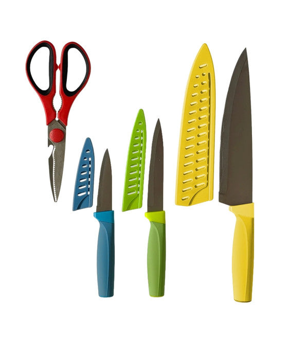 Cuchillo serrado para cortar el pan de utensilio de cocina con mango de madera 32 cm
