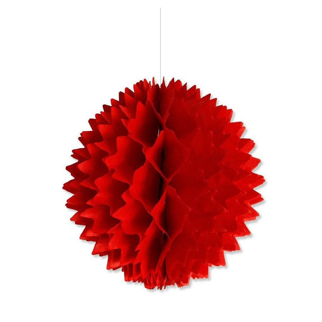 Set 3 Festoons Flower Decorative Red Velling Paper Decorations Decorations Parties