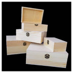 Set 5 cajas de madera Decoupage Decoupage joyería matrioska caja de caja