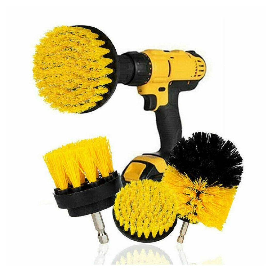 Set 5 cepillo de rotación del cepillo para la limpieza de cerámica de taladro