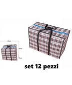 Set de 12 piezas sobres bolsas de compras bolsa de compras comprador 40 x 42 x 16 cm