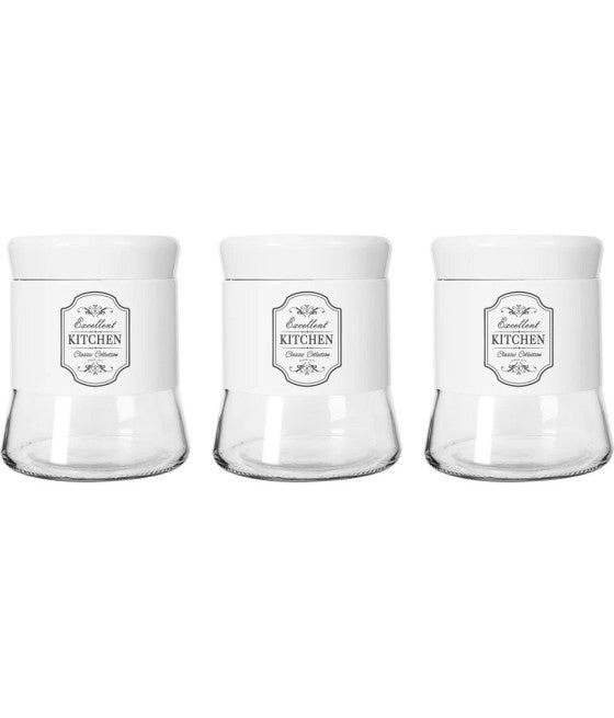 Juego de tarro de tarro de 24 piezas con tapa de la puerta de la especia de cristal 130 gr