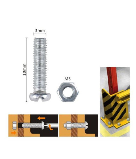 Set de 22 piezas de gancho de gancho con hilo dorado 1/2 "Accesorios pequeños