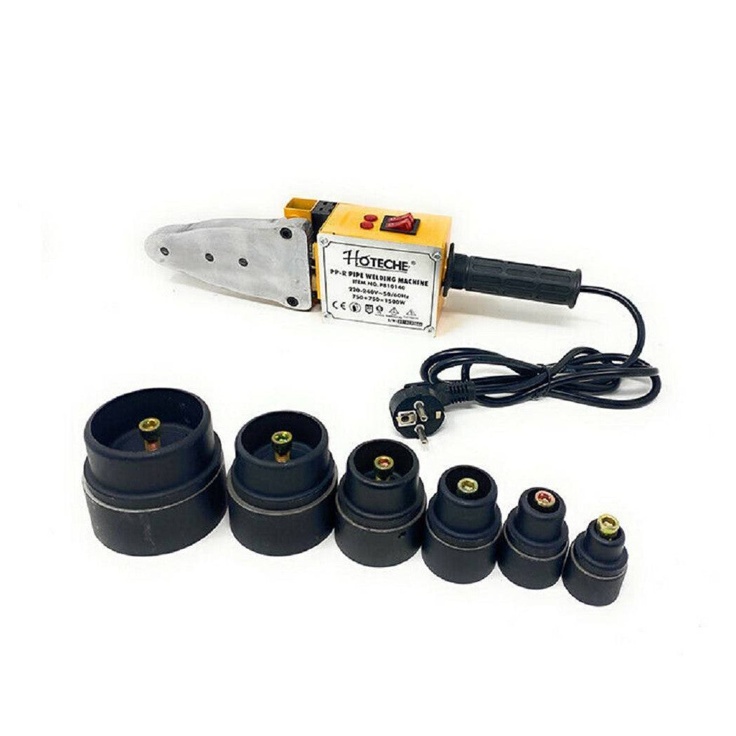 Soldador de poliFuser 1500W para tubos con 6 matrices Accesorios de herramientas de bricolaje