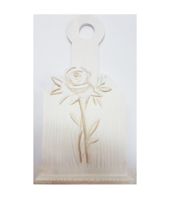 Llavero de madera Caja 6 ganchos Cuelga llaves de la pared para decoupage