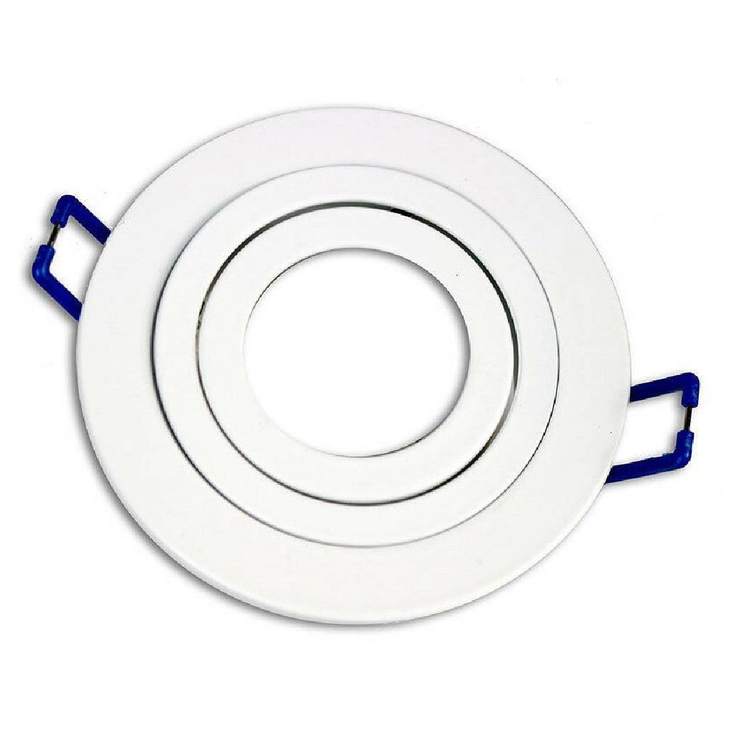 Soporte de soporte empotrado ajustable blanco redondo para proyector P11