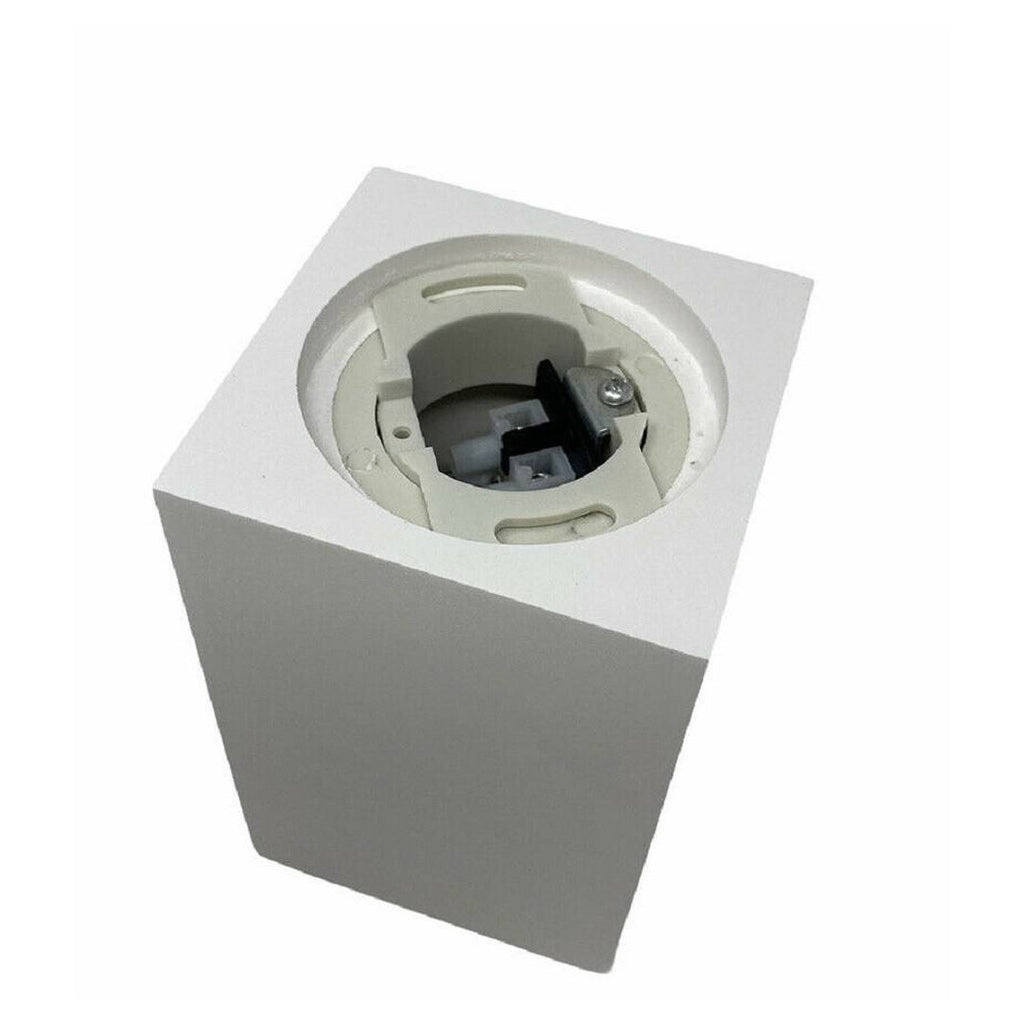 Soporte de techo de apliques en cubo pintado yeso GU10 Attack GS-C14