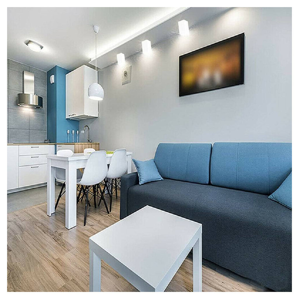 Soporte de techo de apliques en cubo pintado yeso GU10 Attack GS-C14