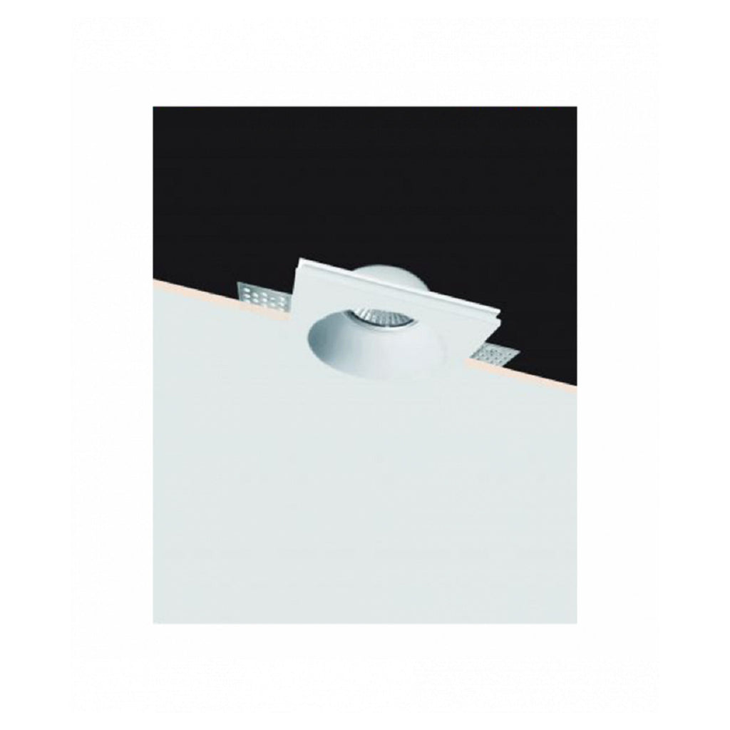 Soporte de tiza empotrable pintible redondo Soporte redondo Spotlight GU10 GS-22