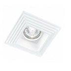 Soporte de yeso retráctil empotrado Patrón cuadrado Pantalla Pantalón GU10 GS-16