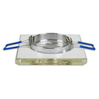 Soporte empotrado para foco cuadrado P16 Glass Glass Gold Gold Silver