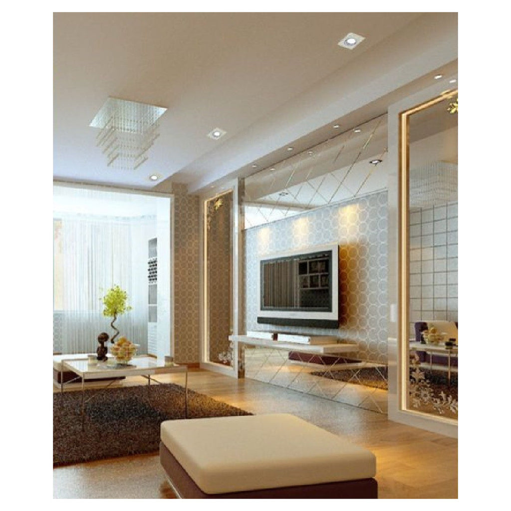 Soporte empotrado para foco cuadrado P16 Glass Glass Gold Gold Silver