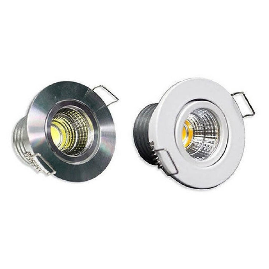 Spotlight 1 LED COB Empotrable 3 vatios 270LM Luz caliente natural ajustable