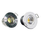 Spotlight 1 LED COB Empotrable 3 vatios 270LM Luz caliente natural ajustable