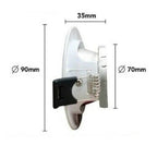 Spotlight Empotrado Empotrado de Blanco y Plata Ajustable GU10 P27-GU10-A