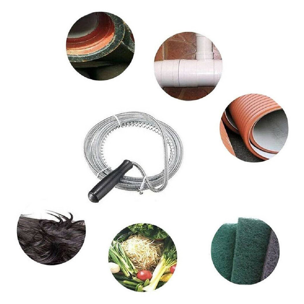 SturaLavandino Flexible Spring Manual Probe Stura Spiral Pipes Exhausts 3mt