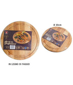 Tabla de corte de madera natural Corte vegetales carne carne bambú 25 x 17 cm