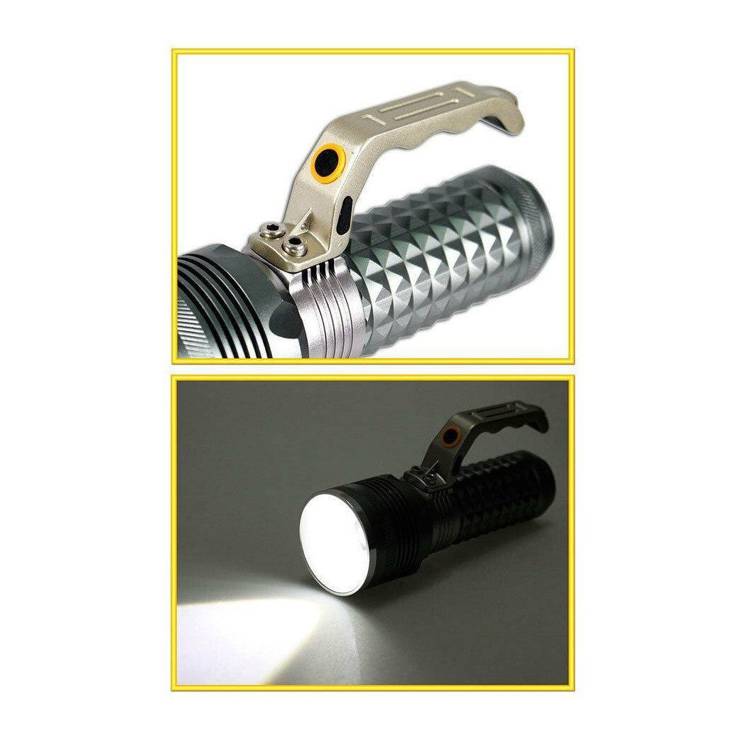 Táctica Torch 1 LED CREE con zoom de emergencia recargable a las baterías 1820