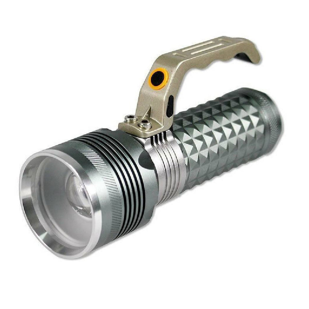 Táctica Torch 1 LED CREE con zoom de emergencia recargable a las baterías 1820