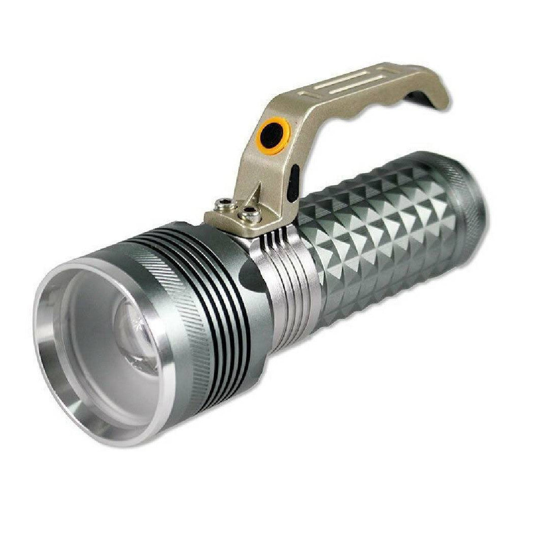 Táctica Torch 1 LED CREE con zoom de emergencia recargable a las baterías 1820