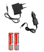 Táctica Torch 1 LED CREE con zoom de emergencia recargable a las baterías 1820