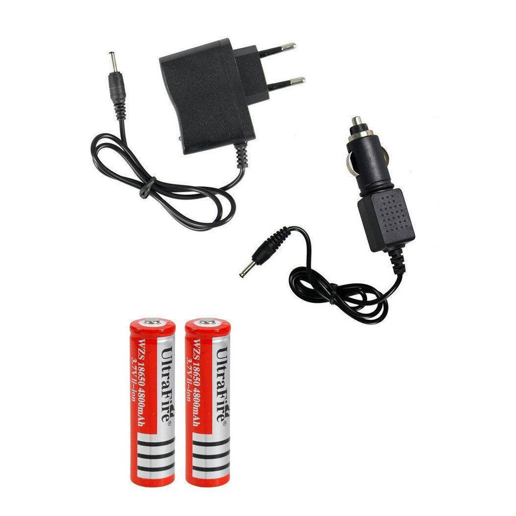 Táctica Torch 1 LED CREE con zoom de emergencia recargable a las baterías 1820