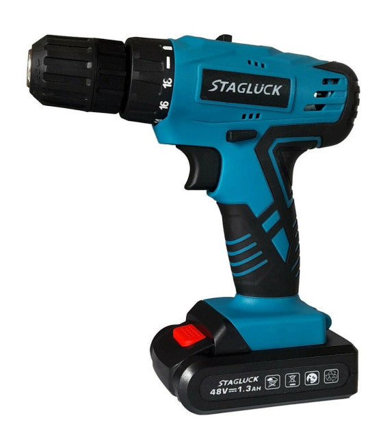 Taladro eléctrico de 350 vatios con velocidad variable de husillo reversible de 10 mm