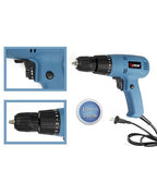 Taladro eléctrico de 350 vatios con velocidad variable de husillo reversible de 10 mm
