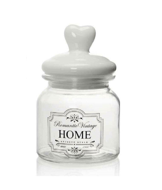 Set de 6 piezas de recipiente de vidrio de frasco con tapa de colores mantel 150ml