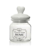 Set de 6 piezas de recipiente de vidrio de frasco con tapa de colores mantel 150ml