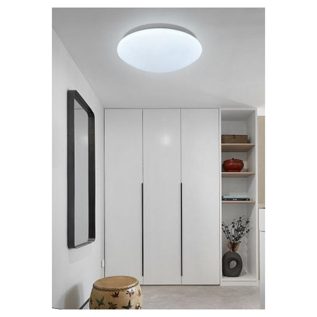 Techo de techo redondo Techo 18W Metal Plastic Light 6500K 4000K 3000K C01-18