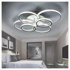 Techo LED contemporáneo LED 6 Anillos ARTÍCULOS 51 W Luz de frío natural natural C08