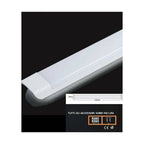 Techo LED LED 54W 120cm Subsether Hojas Subsether Frío natural Luz caliente