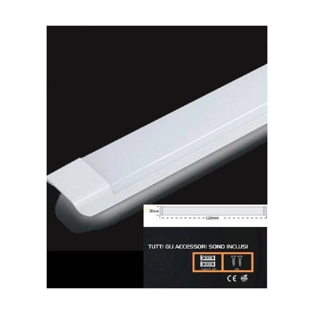 Techo LED LED 54W 120cm Subsether Hojas Subsether Frío natural Luz caliente