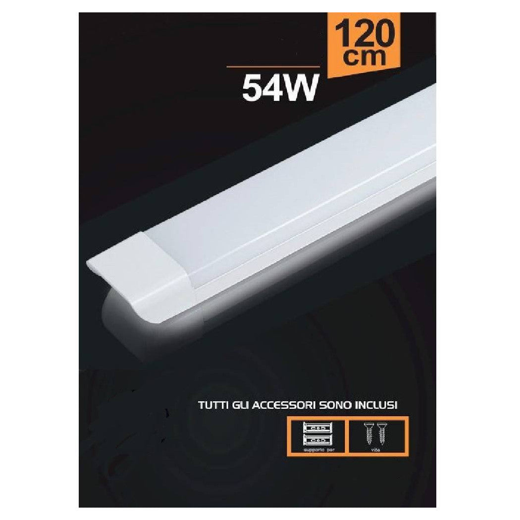 Techo LED LED 54W 120cm Subsether Hojas Subsether Frío natural Luz caliente