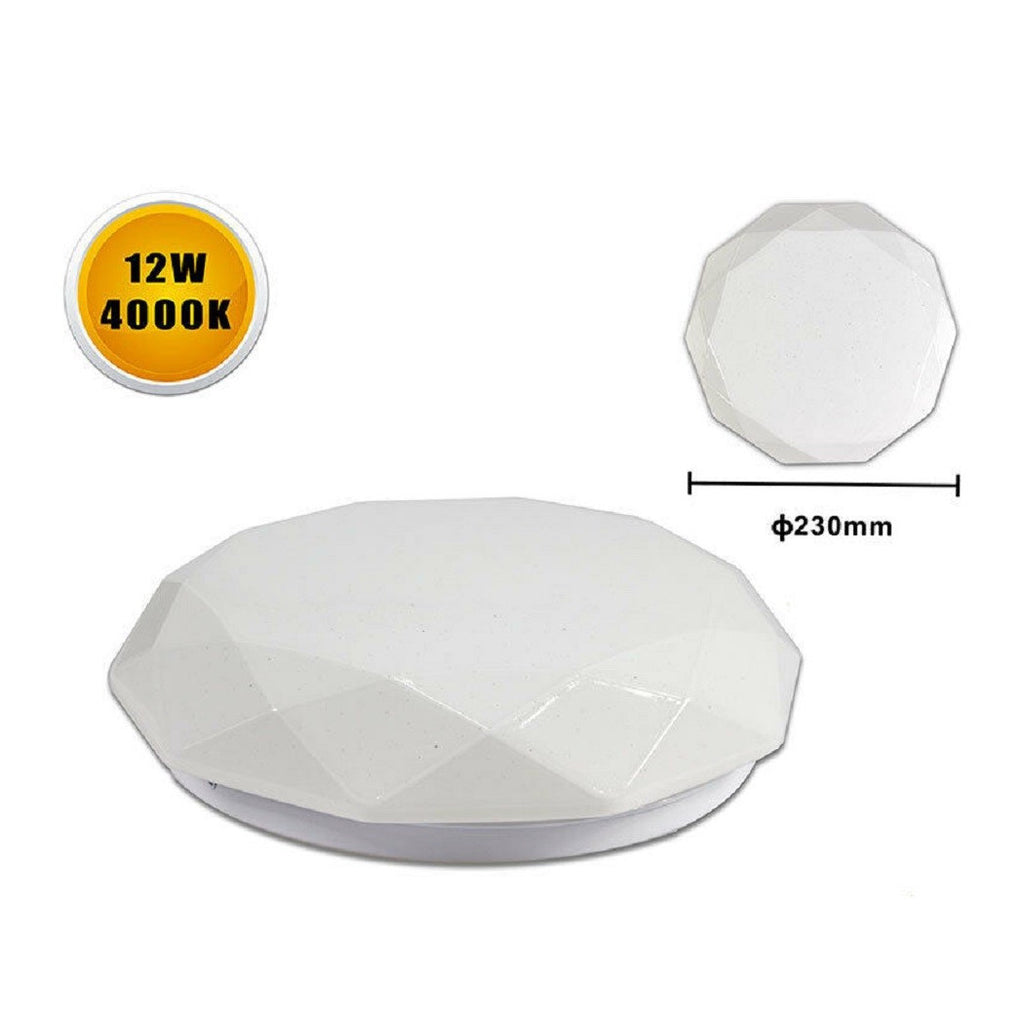 Techo techo de techo 12 vatios 24 LED SMD 5730 LIGHT 3000K 4000K 6500K C-02