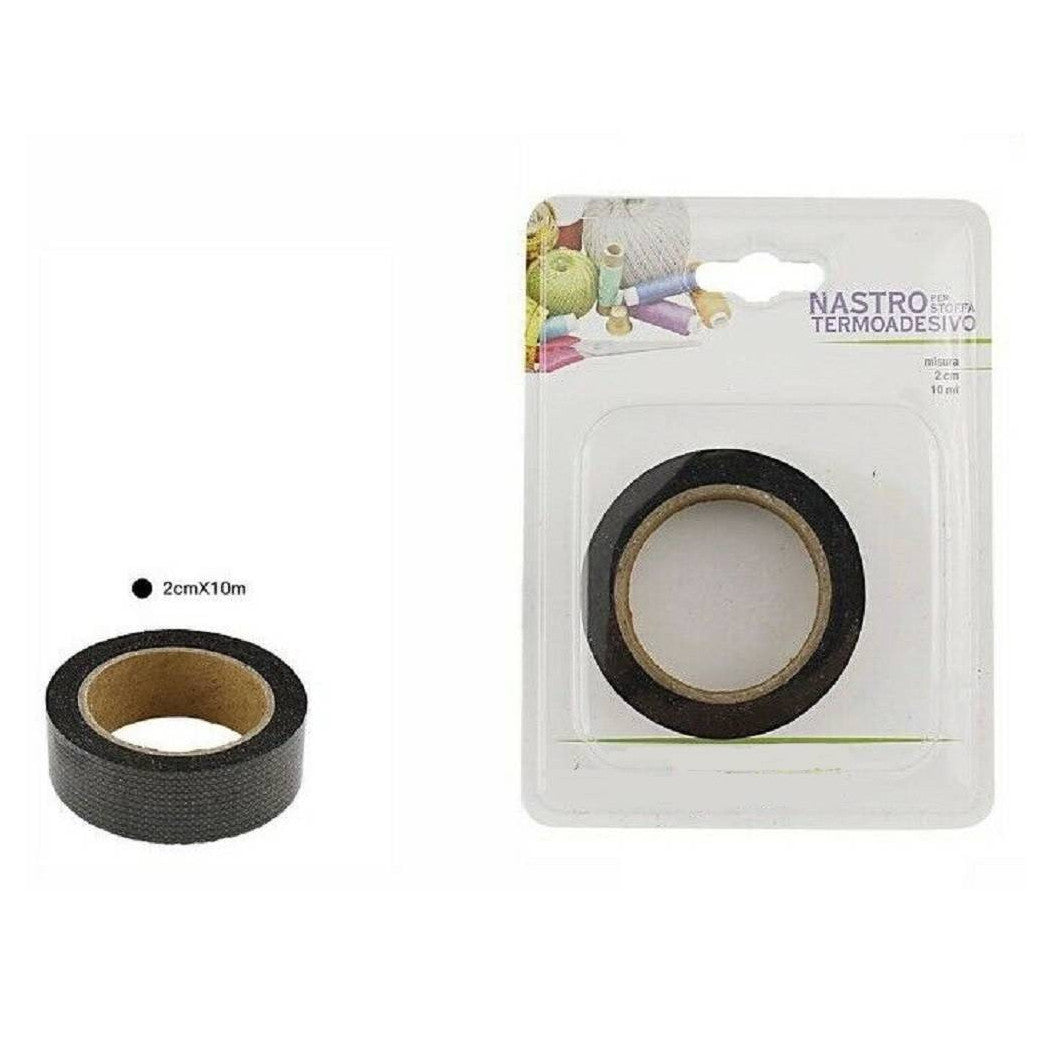 Telas adhesivas de cinta de rollo Telas de calefacción negra 20 mm x 10 mt