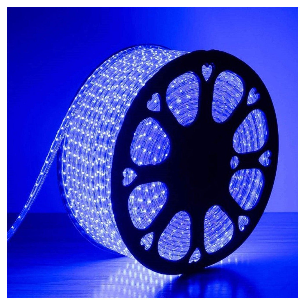 Tira LED LED flexible 100 Mt Light Blue 5050 220V iluminación CW579