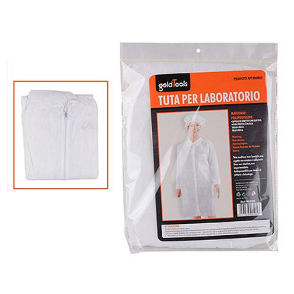Traje de laboratorio protector disponible con botones de polvo Agentes químicos 90595