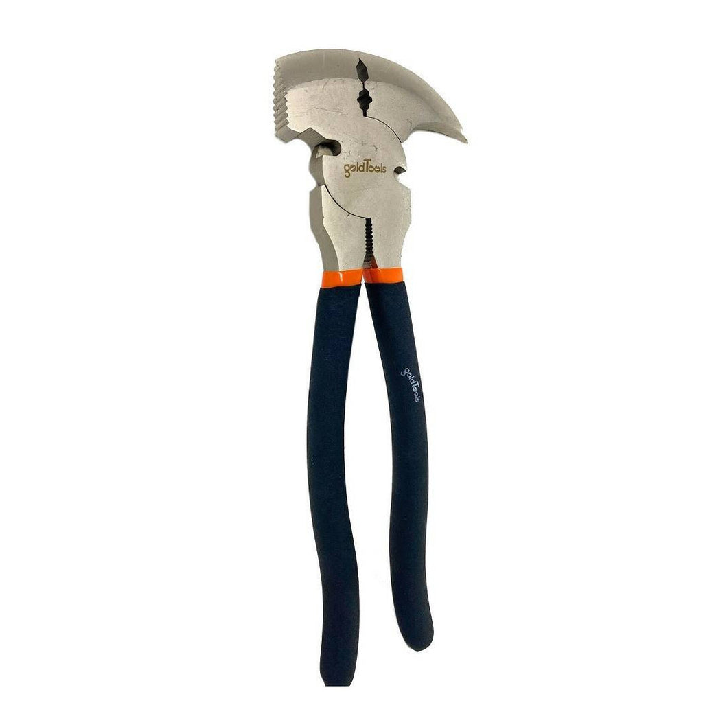 Tweezer Alicates de acero de 250 mm de acero de 250 mm con mango de goma antideslizante Martillo