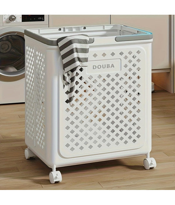 Ropa de cama Cesta de contenedor con ruedas Ruedas Cuartos de baño sucios