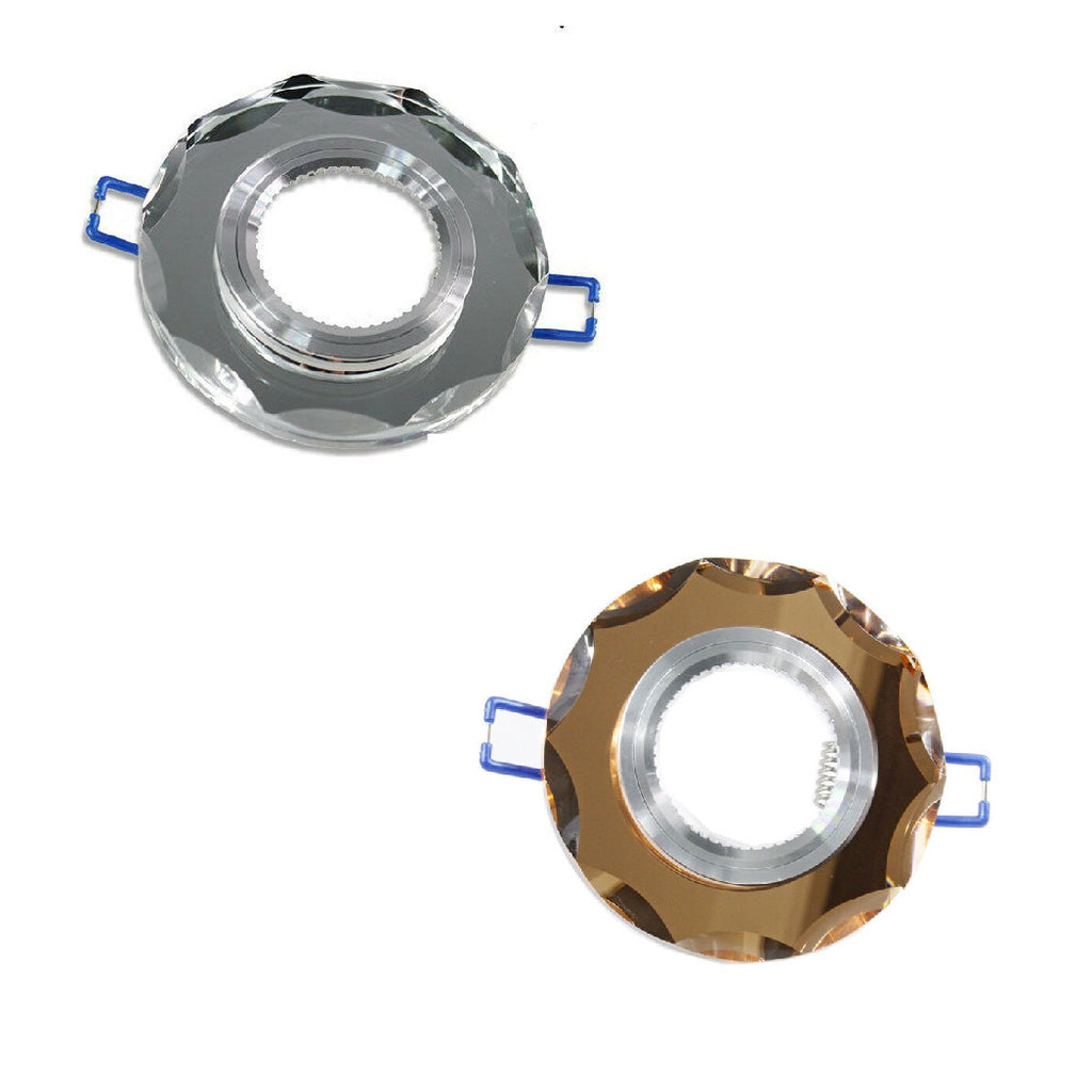 Vidrio incorporado de la puerta de la puerta del reflejo de la puerta del efecto de los proyectos de focos GU10 P6